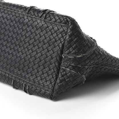 Bottega Veneta Cervo Intrecciato Large Shopping Tote Black 7 of 9
