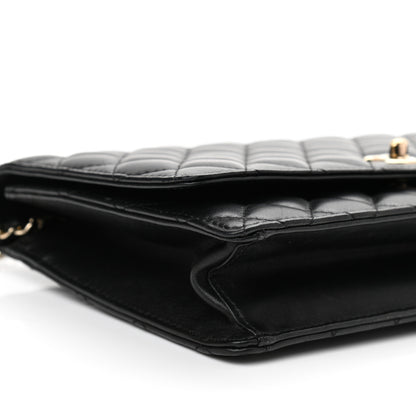 Chanel Lambskin Quilted Fantasy Pearl Flap Black 9 of 14