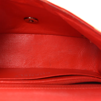 Chanel Patent Calfskin Striped Mini Rectangular Flap Red 5 of 10