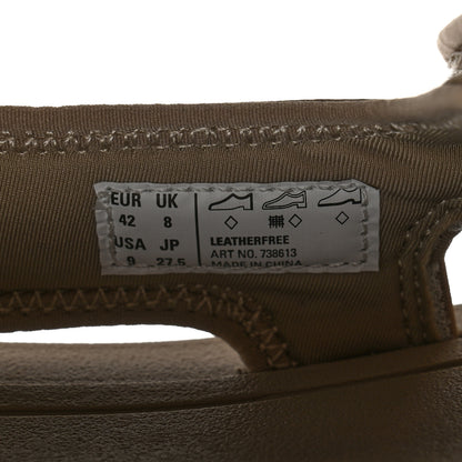 Balenciaga Fake Leather Mens Tourist Sandals 42 Taupe 7 of 9