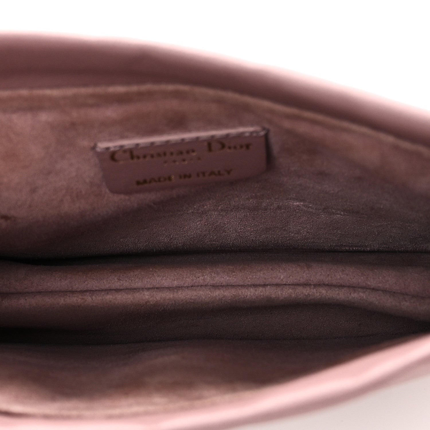 Christian Dior Lambskin Cannage Milly Mini Drawstring Bag Pink Peony 5 of 10