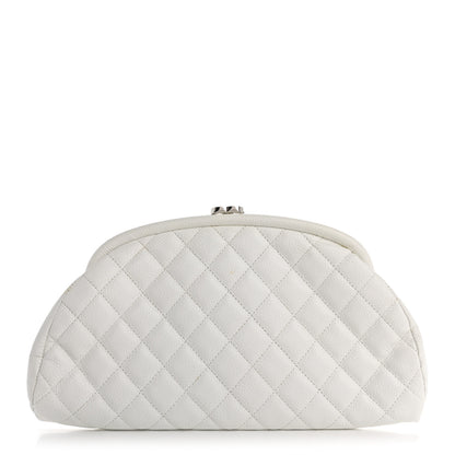 Chanel Caviar Quilted Timeless Clutch White 1 of 10