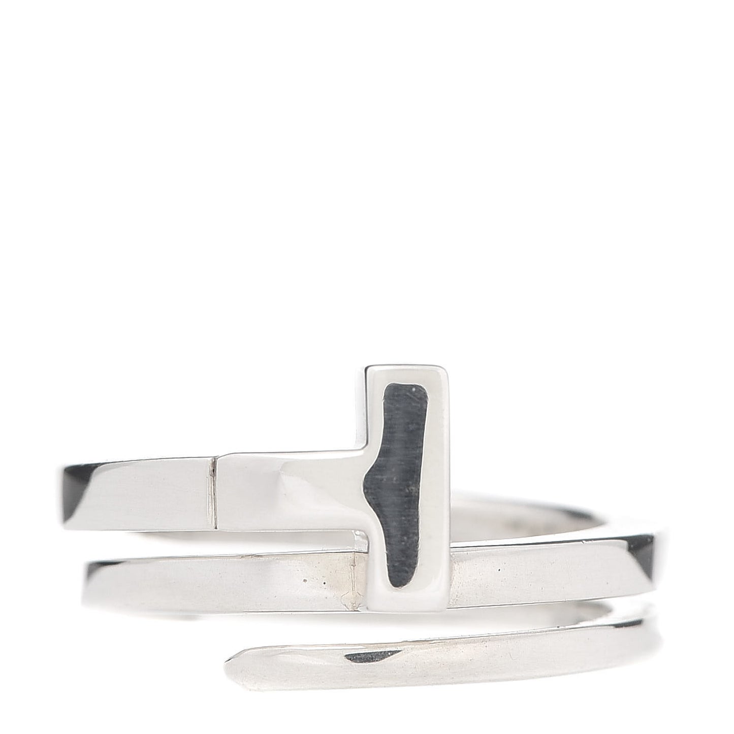 Sterling Silver T Square Wrap Ring 49 4.75