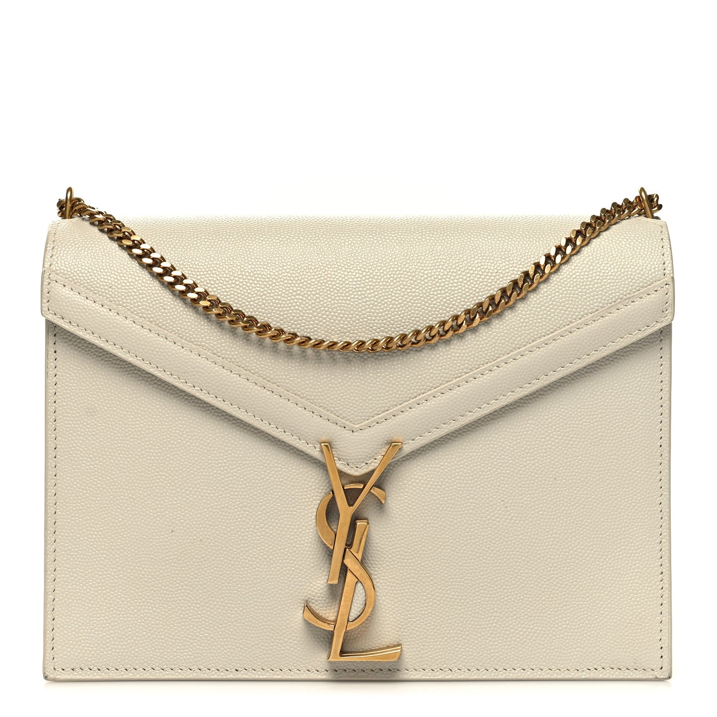 Grain De Poudre Monogram Cassandra Clasp Bag Crema Soft