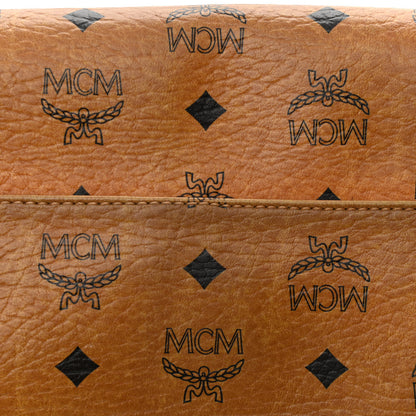 MCM Visetos Heritage Crossbody Cognac 18 of 19