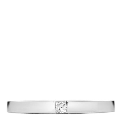 Harry Winston Platinum Diamond Princess Cut Wedding Band Ring 64 10.75 1 of 4