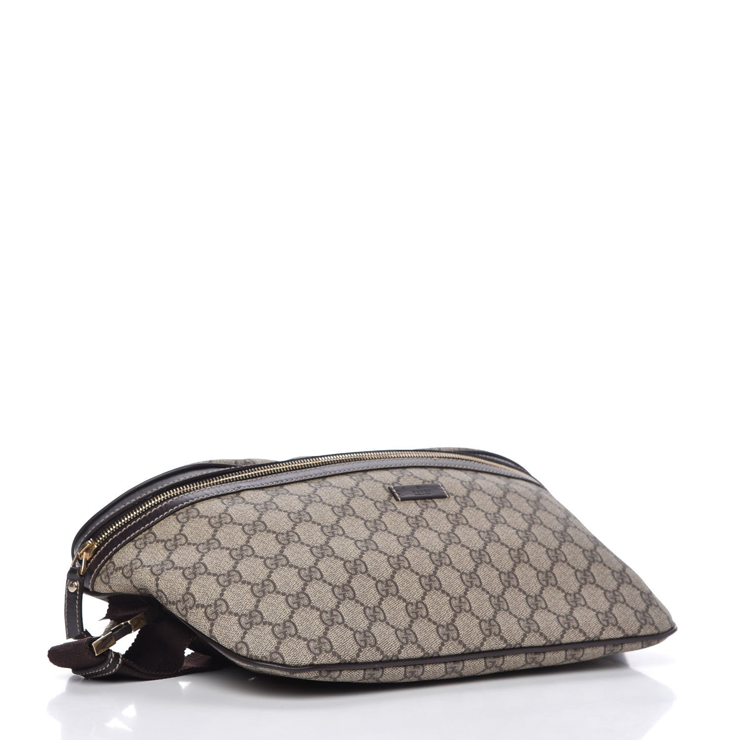 Gucci GG Supreme Monogram Belt Bag Dark Brown 4 of 10
