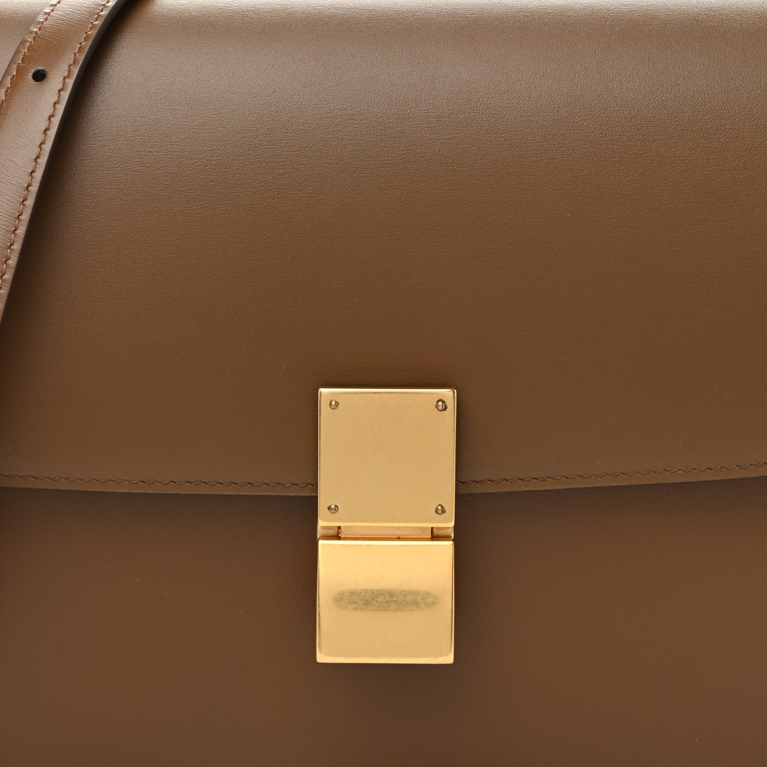Celine Box Calfskin Medium Classic Box Flap Bag Light Camel 8 of 11