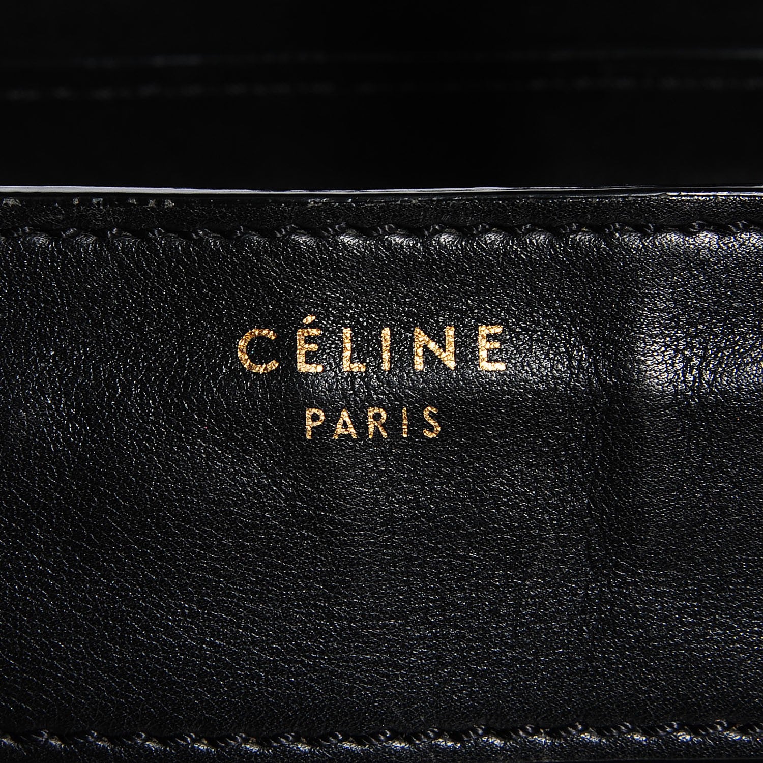 Celine Smooth Calfskin Mini Luggage Black 5 of 9