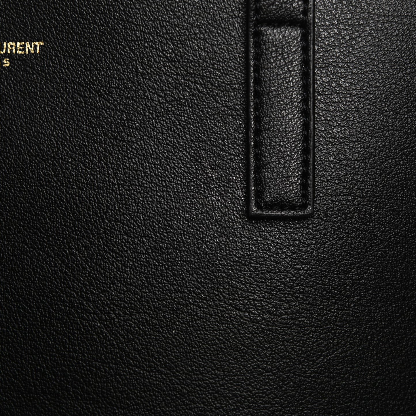 Calfskin Large Shopping Tote Black