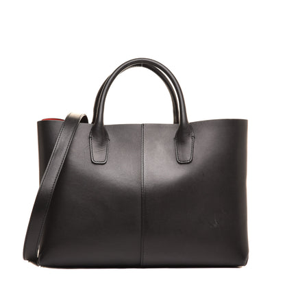 Mansur Gavriel Calfskin Mini Folded Bag Black Flamma 1 of 9