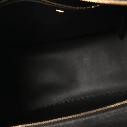 Salvatore Ferragamo Grainy Calfskin Gemini Tote Black 5 of 9