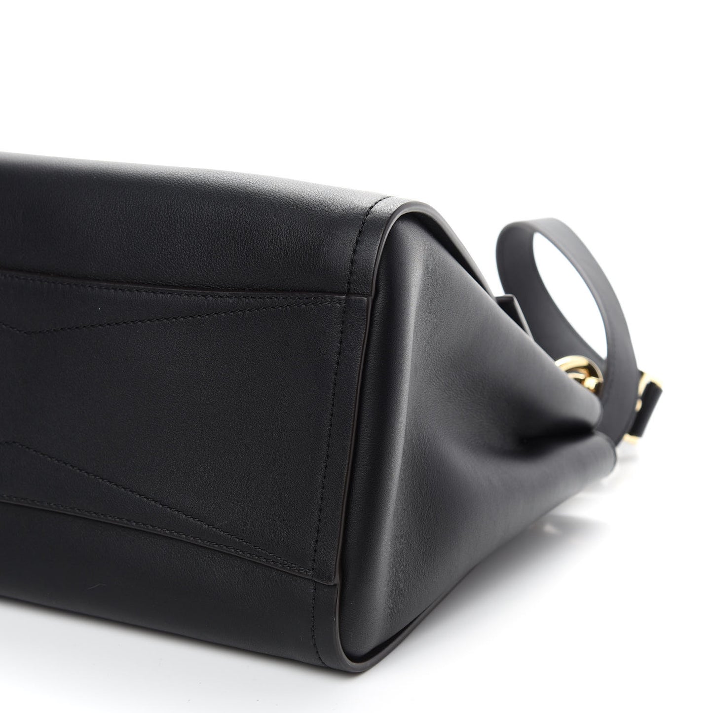 Calfskin Small Mystic Shoulder Bag Black