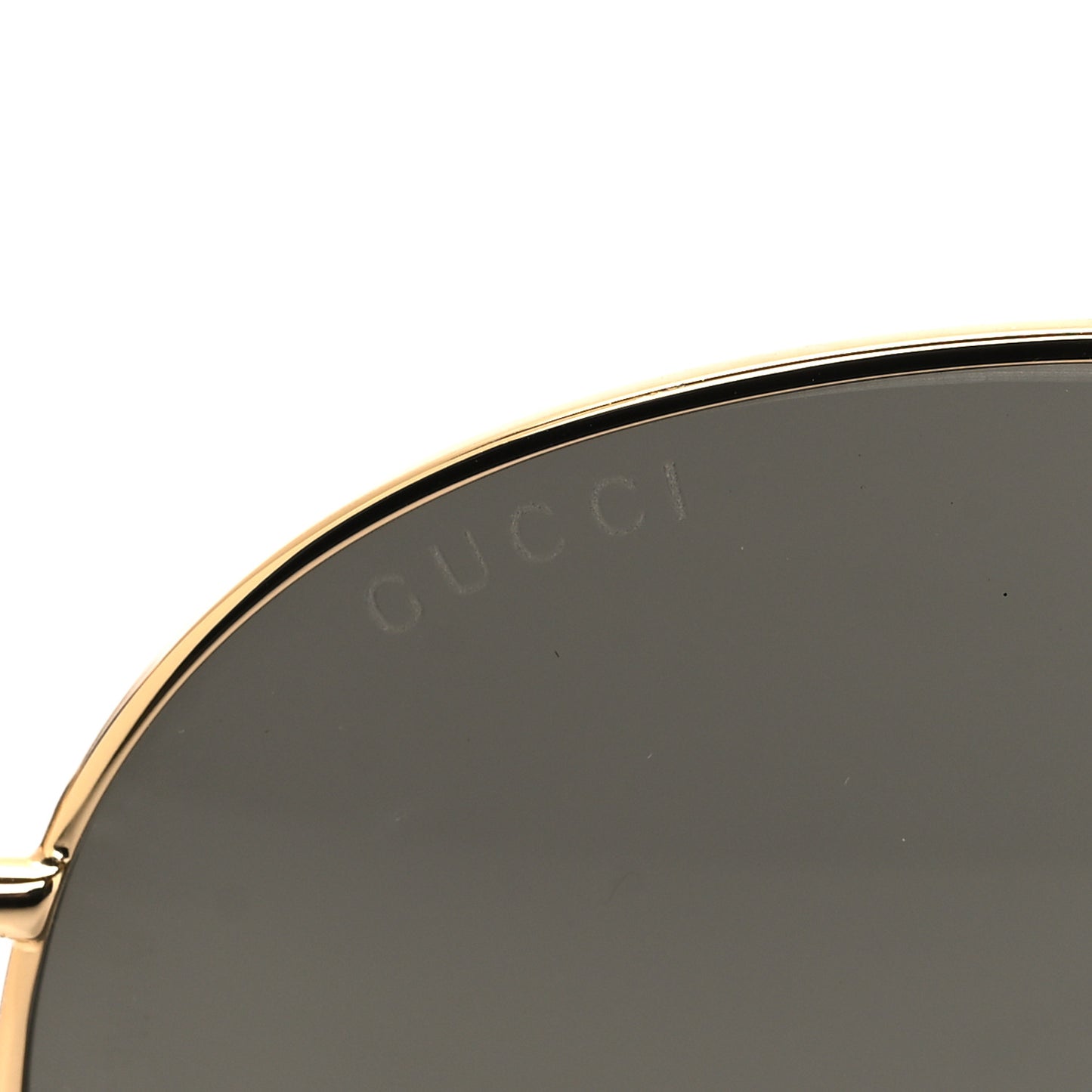 Aviator Charm Chain Sunglasses GG0725S Black