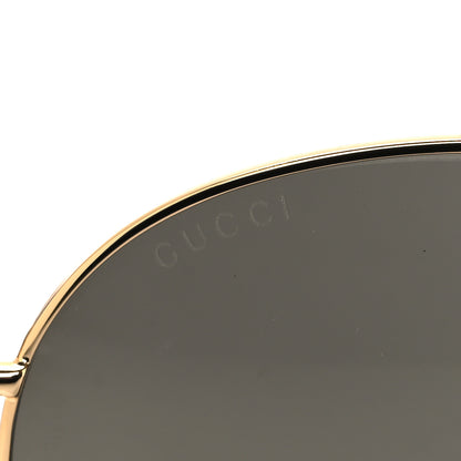 Gucci Aviator Charm Chain Sunglasses GG0725S Black 7 of 8