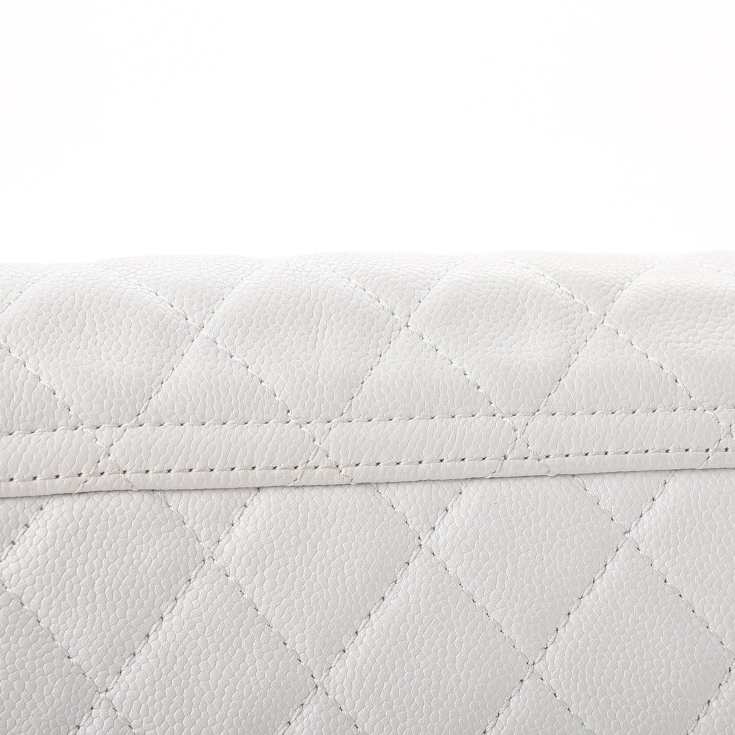 Chanel Caviar Quilted Timeless Accordion Flap White 11 of 15