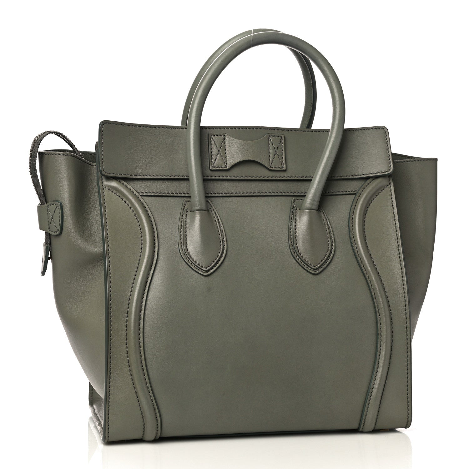 Celine Smooth Calfskin Mini Luggage Almond 3 of 11