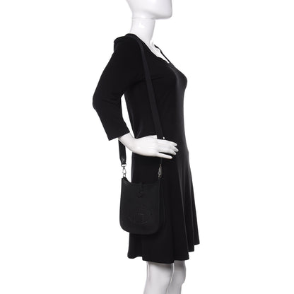 Hermes Taurillon Clemence Evelyne TPM Black 2 of 9