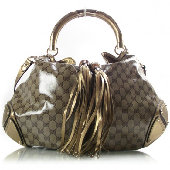Gucci Crystal Monogram Large Indy 1 of 10