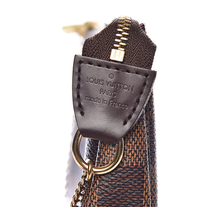 Louis Vuitton Damier Ebene Mini Pochette Accessories 6 of 8