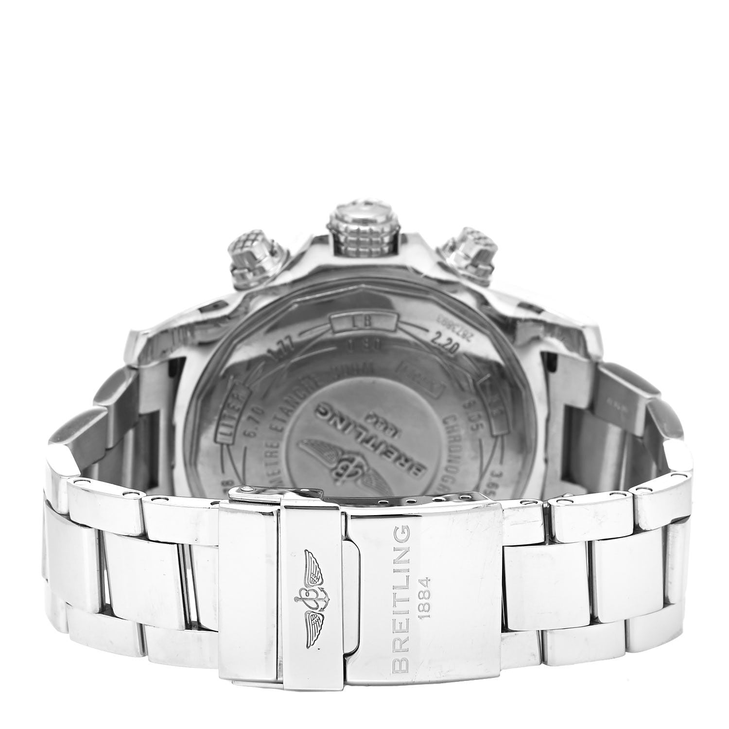 Breitling Stainless Steel 48mm Super Avenger Automatic Watch Volcano Black A13371 3 of 4