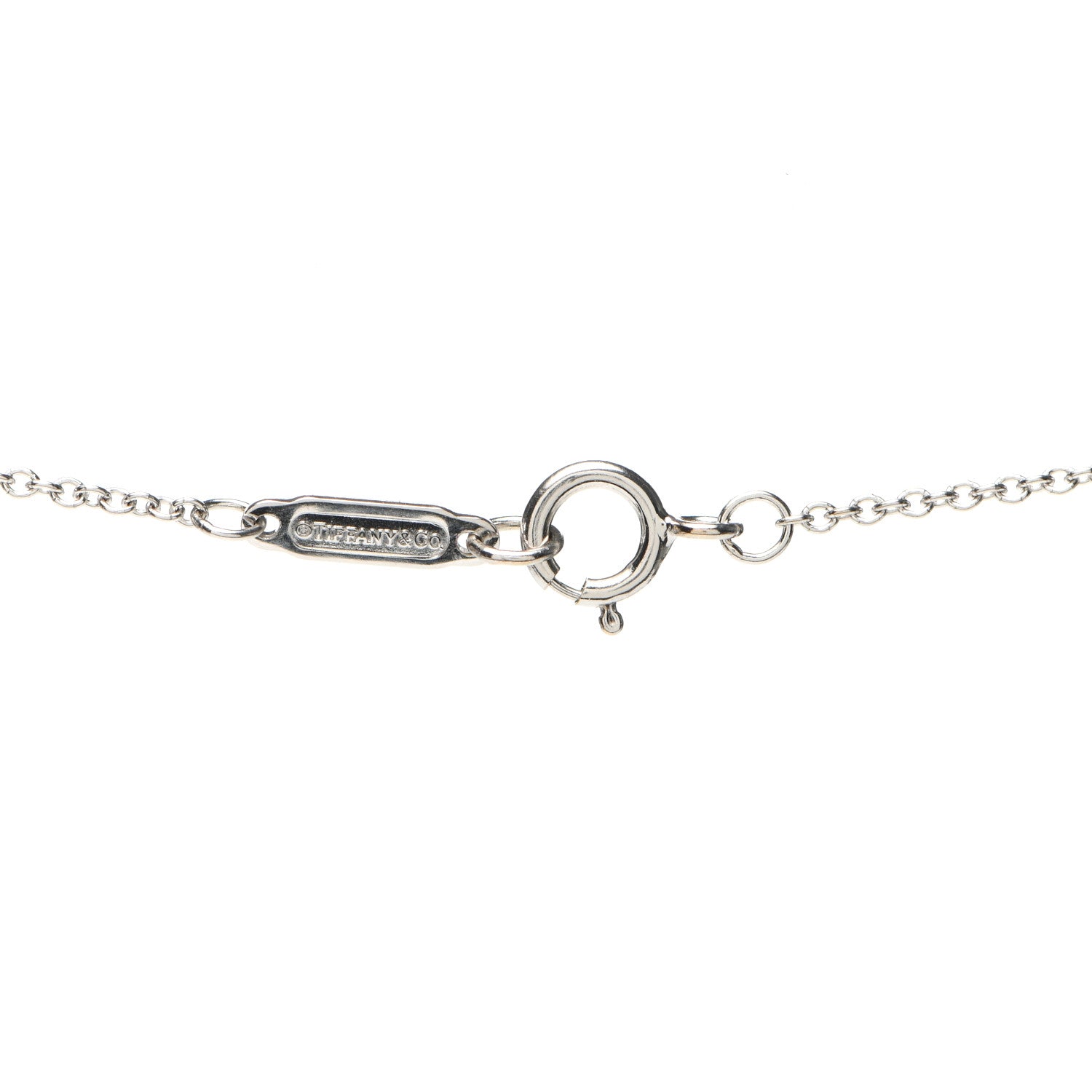 Tiffany 18K White Gold Diamond Pearl 6.5-7mm Pendant Necklace 4 of 7