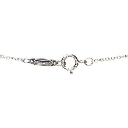 Tiffany 18K White Gold Diamond Pearl 6.5-7mm Pendant Necklace 4 of 7