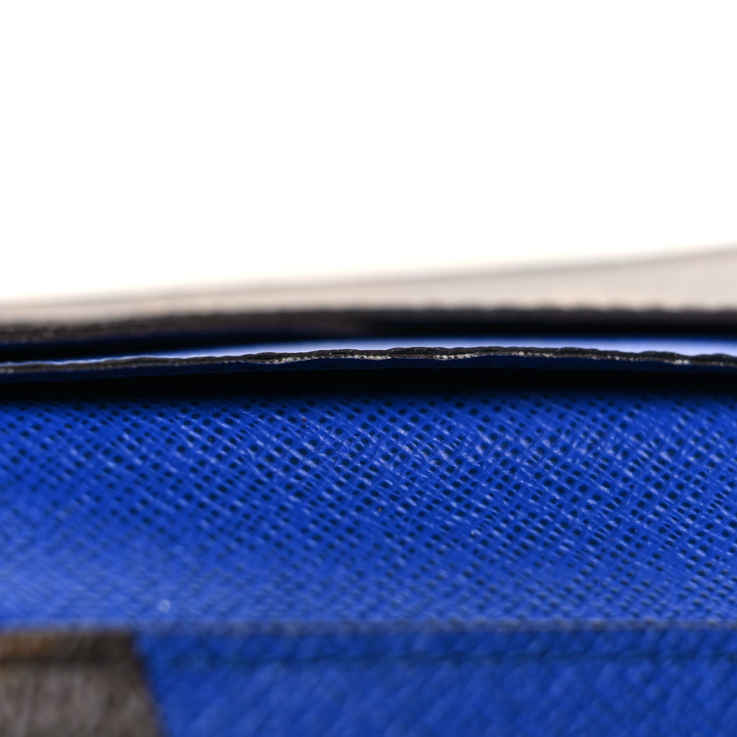 Louis Vuitton Monogram Macassar Pocket Organizer NM Blue 8 of 10