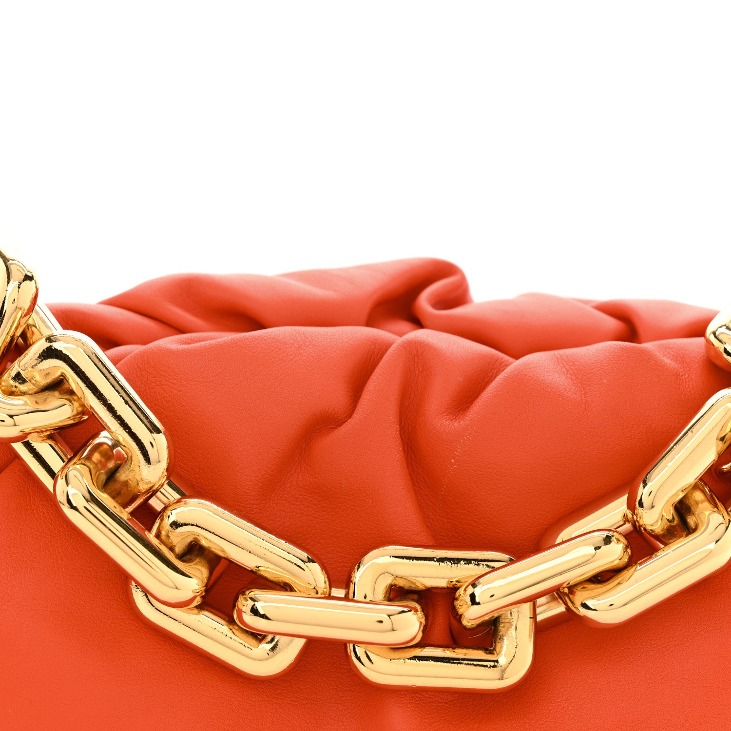 Bottega Veneta Calfskin The Pouch Chain Maple 8 of 10