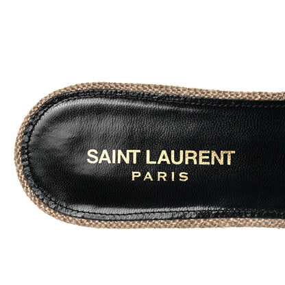 Saint Laurent Calfskin Nu Pied 05 Slide Sandals 39 Black 7 of 8