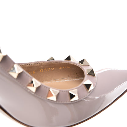 Valentino Garavani Patent Rockstud 100mm Pumps 36.5 Poudre 9 of 10