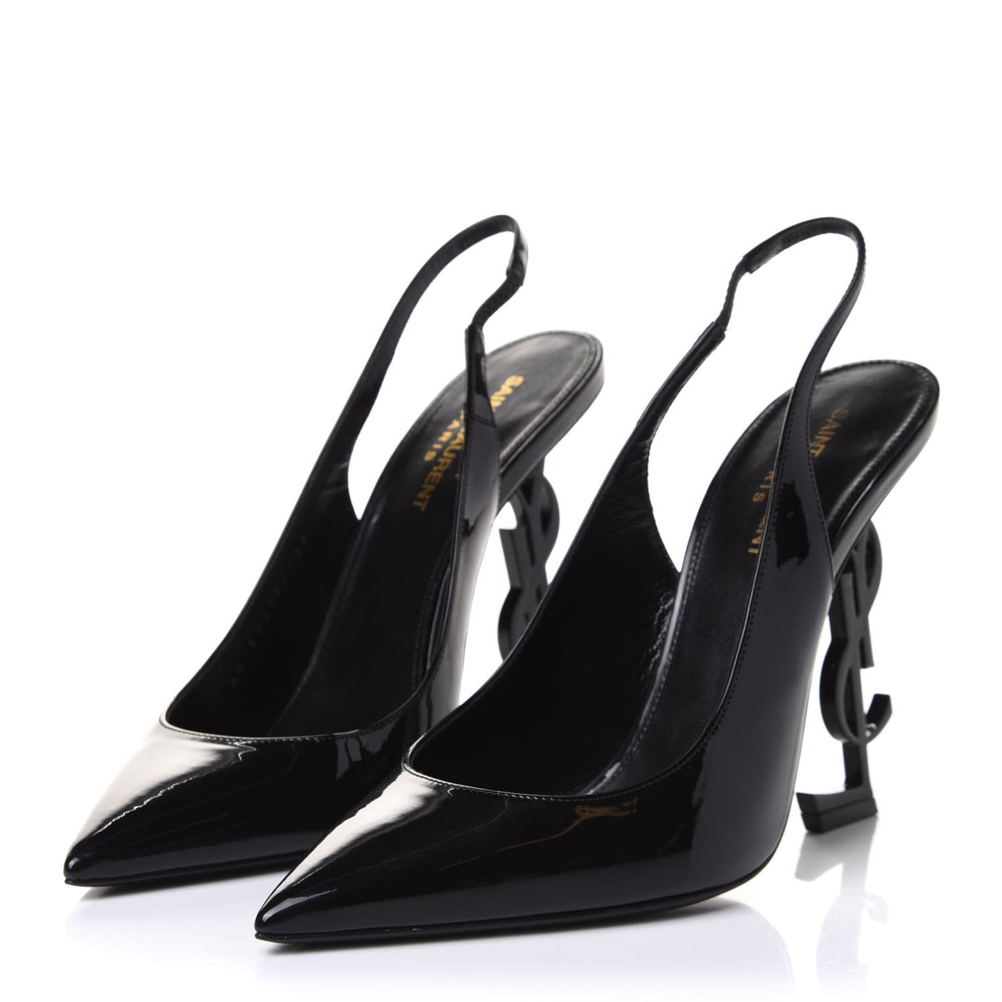 Patent Opyum 110 Slingback Pumps 39 Black