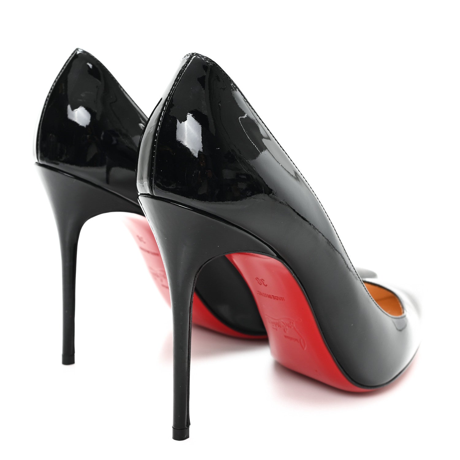 Christian Louboutin Patent So Kate 100 Pumps 38 Black 5 of 9