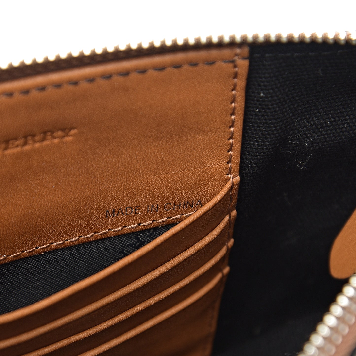 Mega Check Peyton Crossbody Clutch Bag Saddle Brown