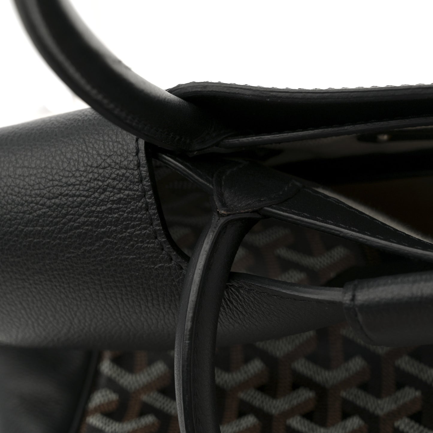 Goyardine Saigon Tote Black