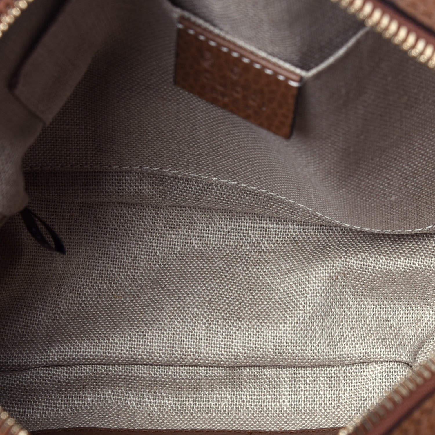 Gucci Monogram Mini Bree Messenger Bag Beige Tabacco 5 of 11