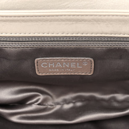 Chanel Lambskin East West Mademoiselle Flap Grey 6 of 10