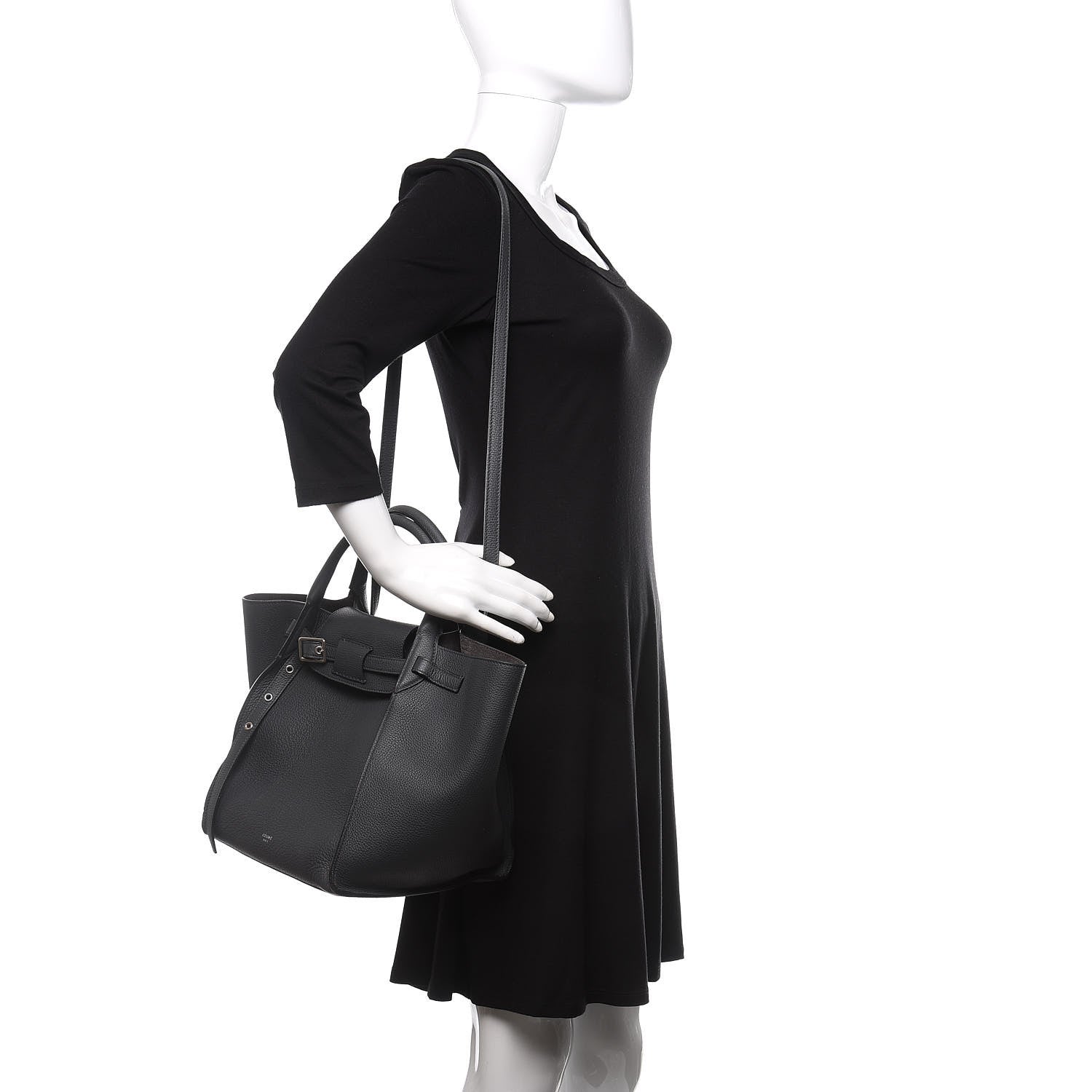 Celine Supple Grained Calfskin Small Big Bag Anthracite 2 of 16