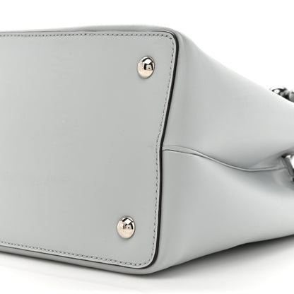 Fendi Vitello Liberty Pearl Petite 2Jours Tote Grigio Perla 10 of 12