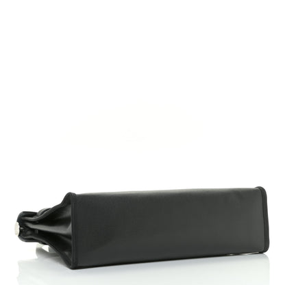 Hermes Toile H Berline Vache Hunter Herbag Zip PM 31 Black Ecru 5 of 10