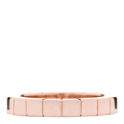 Cartier 18K Pink Gold 3mm Lanieres Ring 48 4.5 3 of 4