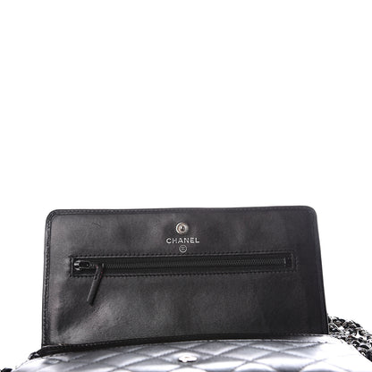 Chanel Calfskin Quilted Cambon Wallet On Chain WOC Black 12 of 14
