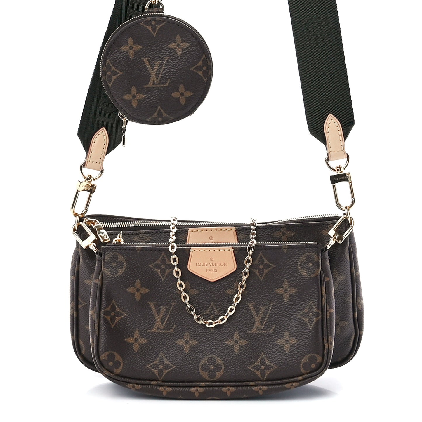Monogram Multi Pochette Accessories Kaki