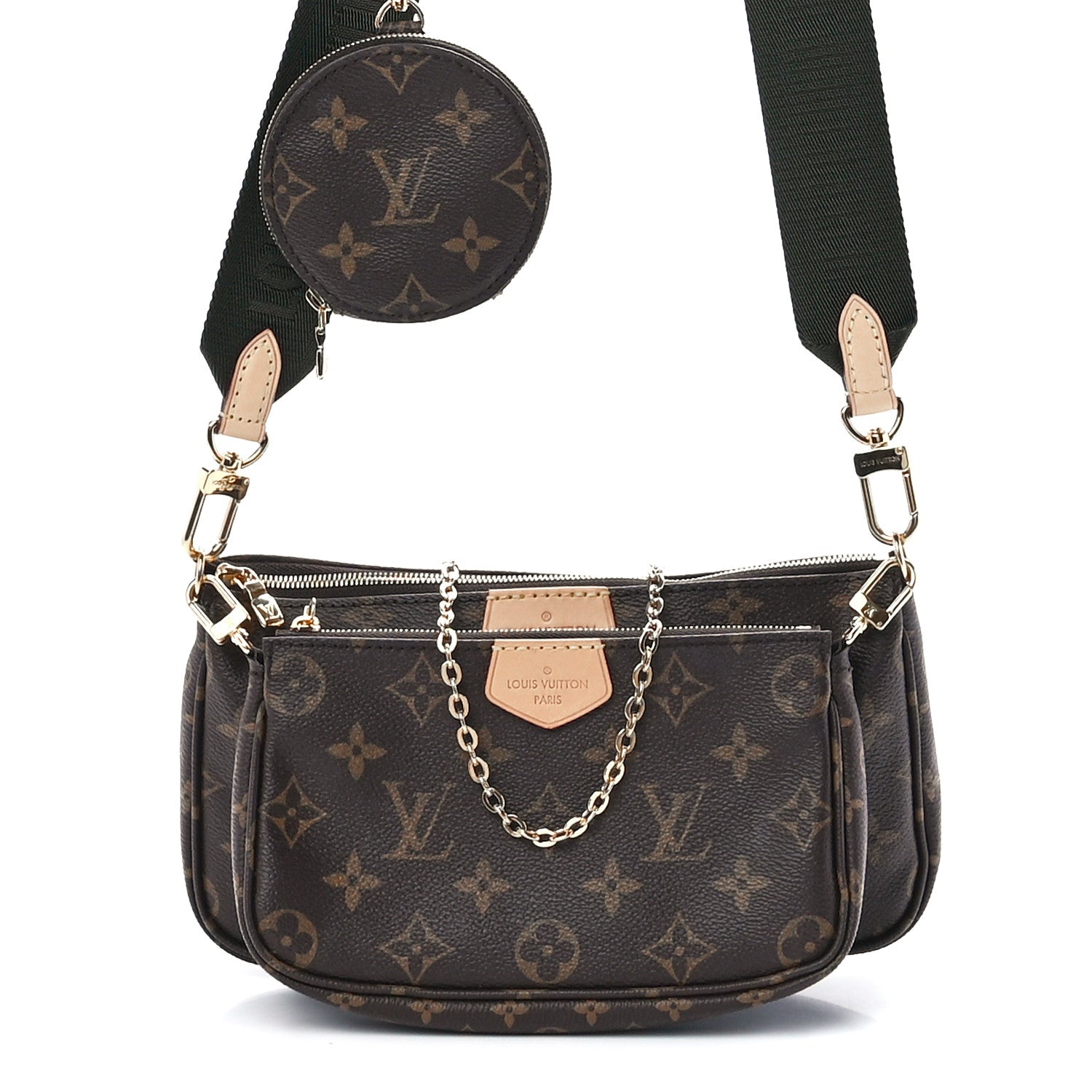 Louis Vuitton Monogram Multi Pochette Accessories Kaki 9 of 12