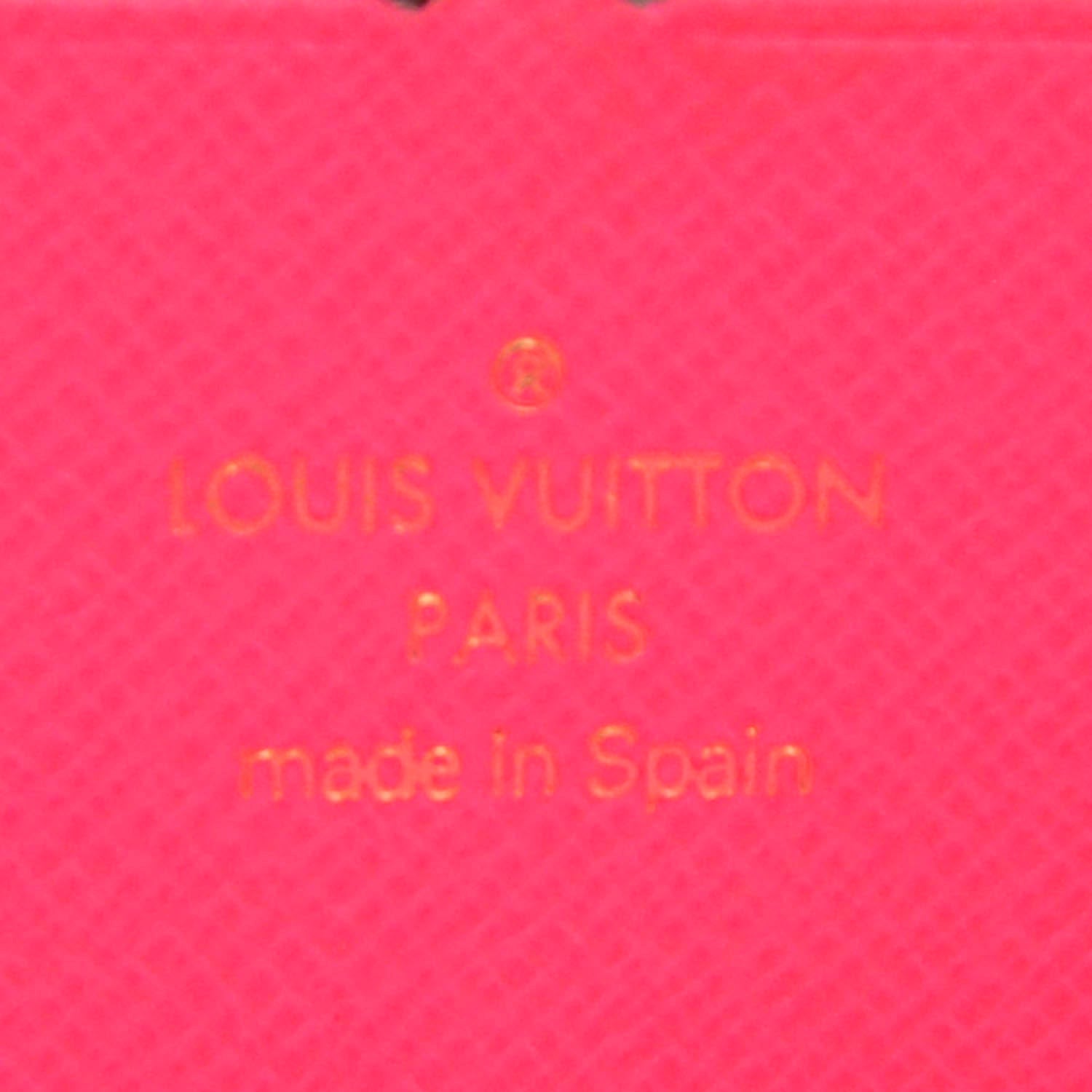 Louis Vuitton Monogram Graffiti Zippy Wallet Fuchsia 5 of 6