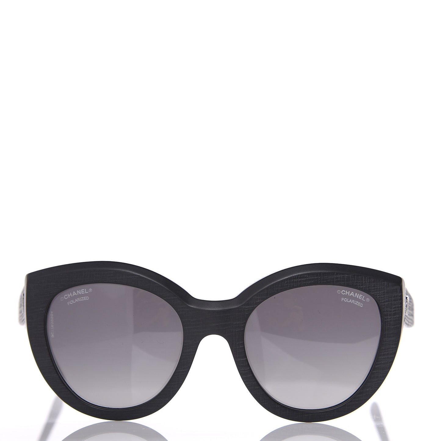 Acetate Polarized Butterfly Signature Sunglasses 5331 Black