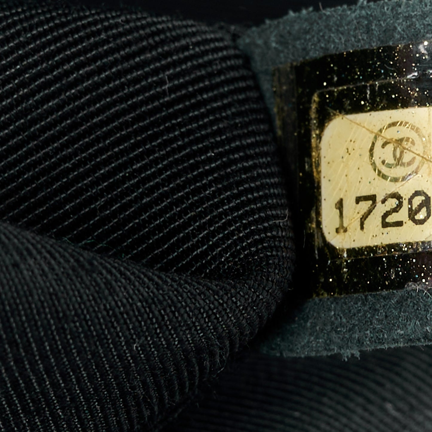 Lambskin Chevron Quilted Single Flap Black