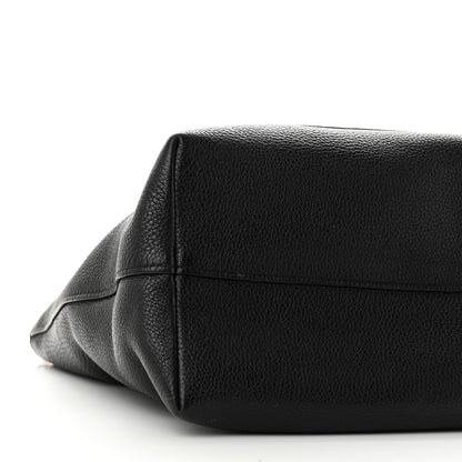 Prada Vitello Daino Boxy Tote Black 8 of 9