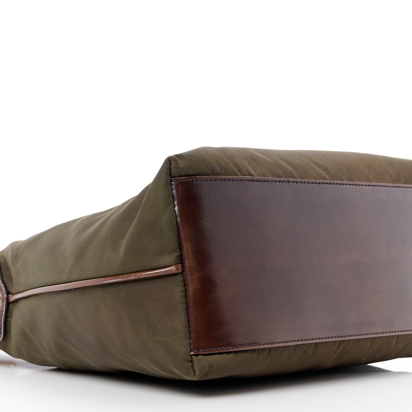 Tessuto Nylon Twist Shoulder Bag Bruciato