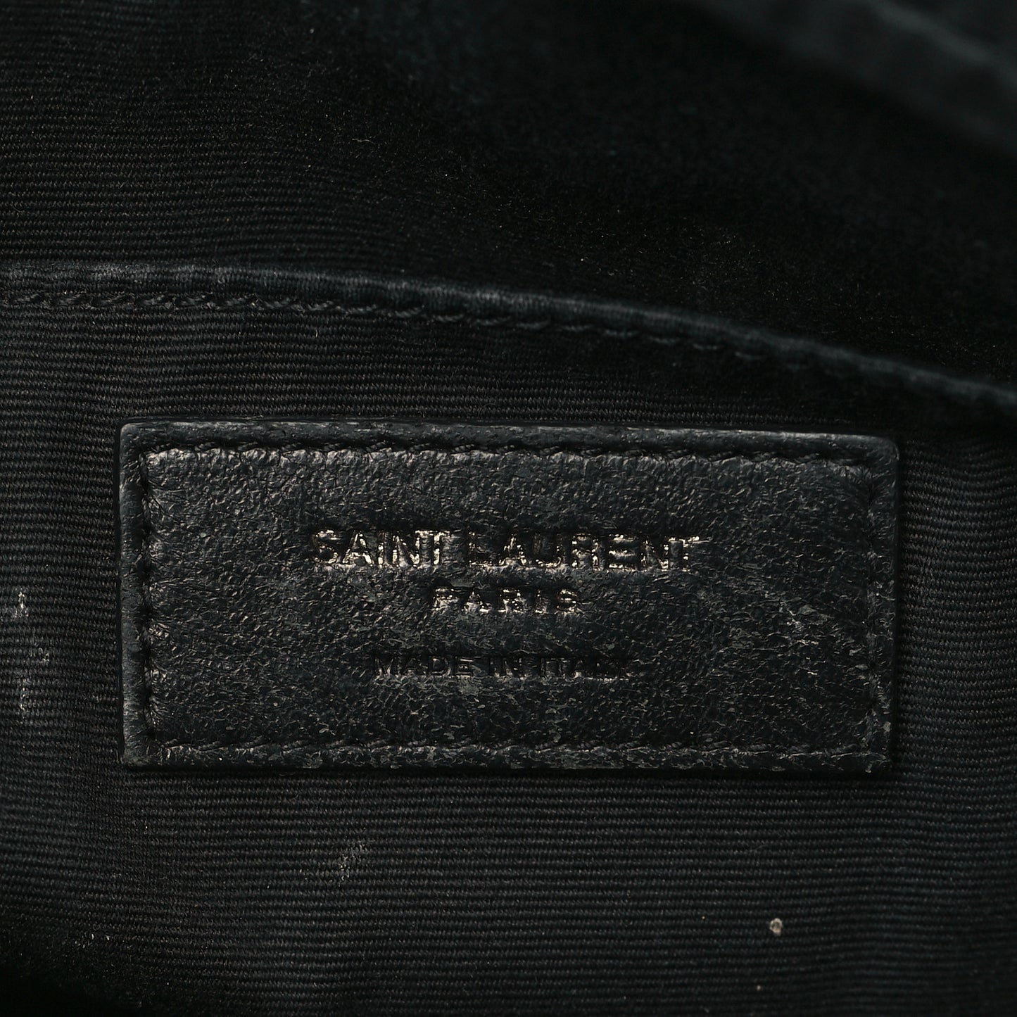 Calfskin Matelasse Monogram Monochrome Lou Camera Bag Black